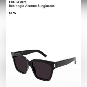 YSL Square Acetate Sunglasses